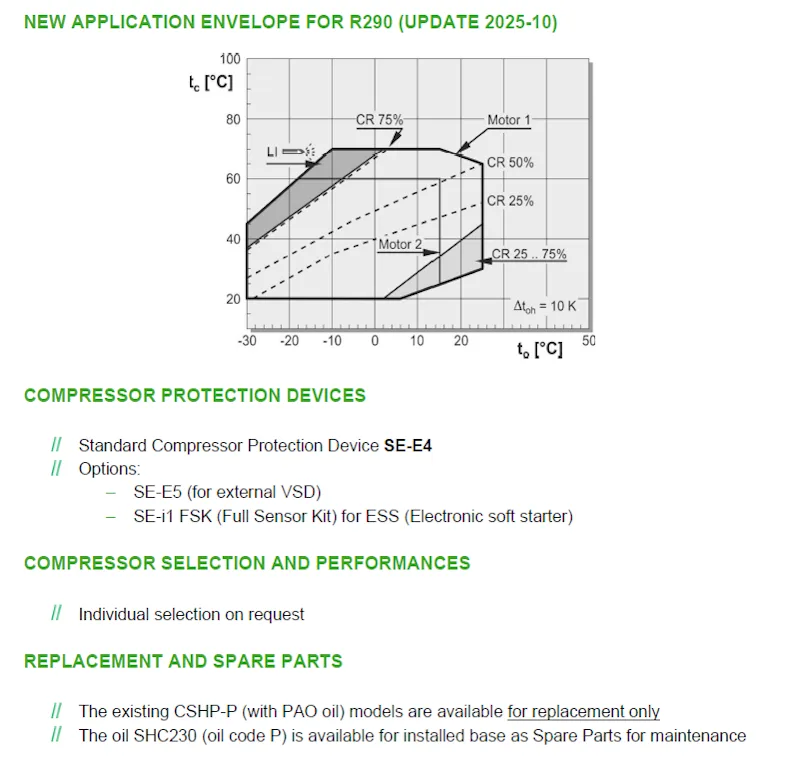 New Bitzer CS PRO Compressor Series for Natural Refrigerant R-290