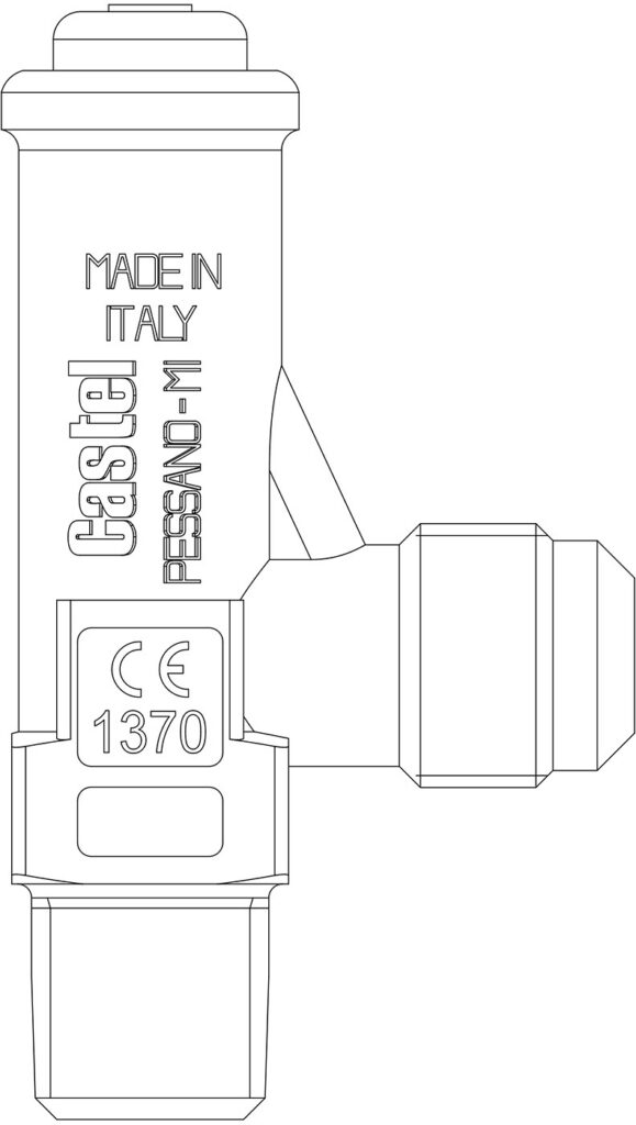 Safety relief valve 3060/46C380 Castel